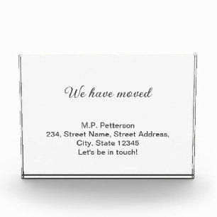 minimal grey we have moved add name address text  photo block