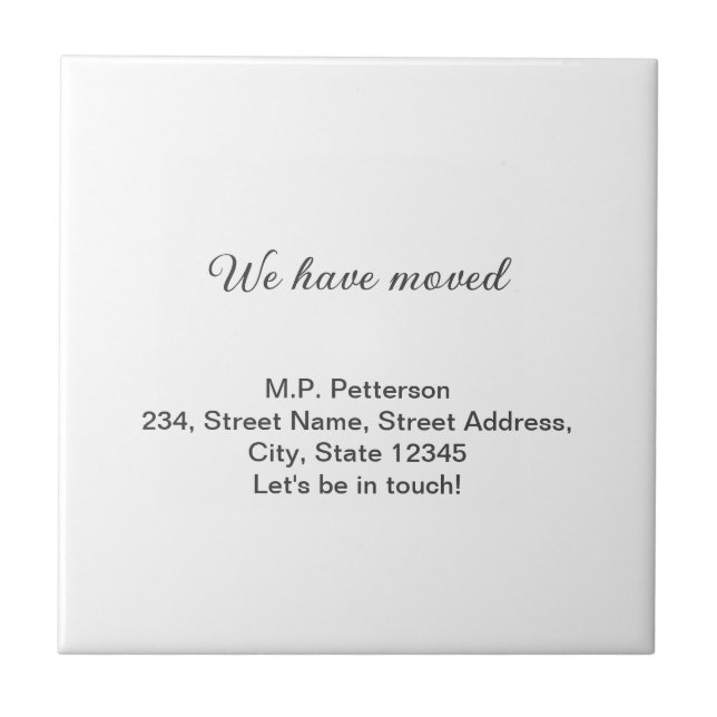 minimal grey we have moved add name address text  tile (Front)