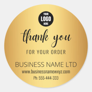 Minimal Hair Salon Thank You Sticker