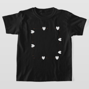 Minimal Heart Kids T-Shirt – Cute Love Design