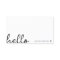 Minimal Hello | Modern Heart Clean Simple White