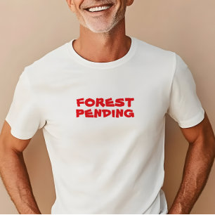 Minimal hiking nature lover red T-Shirt