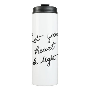 Minimal holiday quote sticker typography thermal tumbler