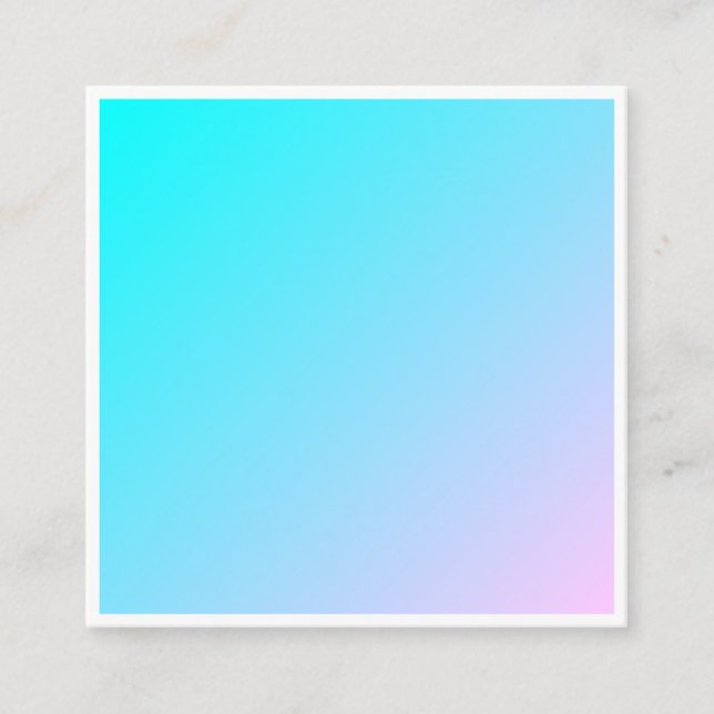 Minimal holographic business card (Front)