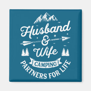 Minimal Husband Wife Camping Partners For Magnet