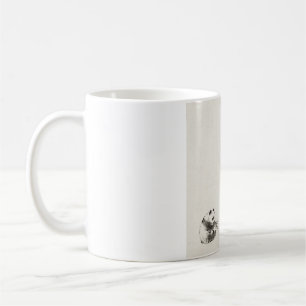 Minimal Ink Panda Eating Bamboo Coffee Mug