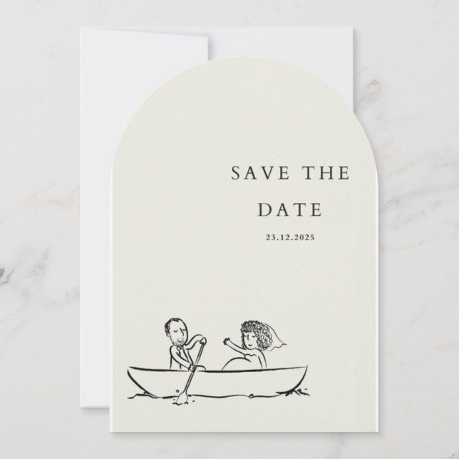 Minimal Invitation with Liner Design 2025 (Back)