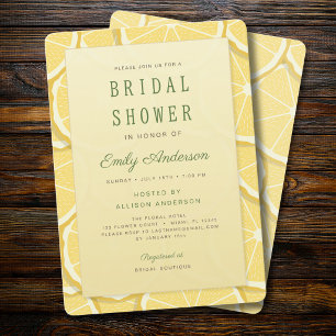Minimal Italian Bridal Shower Amalfi Invite