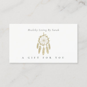 Minimal Ivory Gold Dreamcatcher Gift Certificate