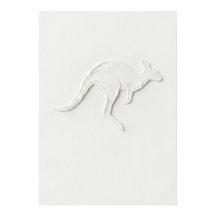 Minimal Kangaroo Line Art Poster