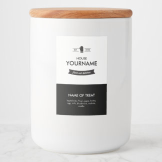Minimal Label for Baked Goods, Personalise, Custom