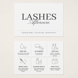 Minimal Lashes Aftercare Beauty