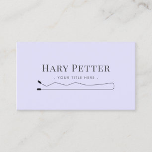 Minimal Lavender Business Card