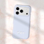 Minimal Lavender Initial Monogrammed iPhone<br><div class="desc">This case is the vibe if you’re into clean lines and soft color palettes. The minimal lavender background keeps things calm and classy, while the simple layout makes it feel timeless instead of “trendy for five minutes.” Perfect for someone who wants their tech looking put-together without trying too hard. Durable,...</div>
