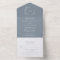 Minimal Leaf | Blue and White Wedding