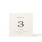 Minimal Leaf | Dark Grey Table Number