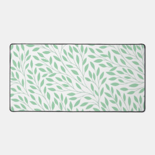Minimal leaf desk mat