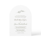 Minimal Leaf | Olive Green Traditional Wedding