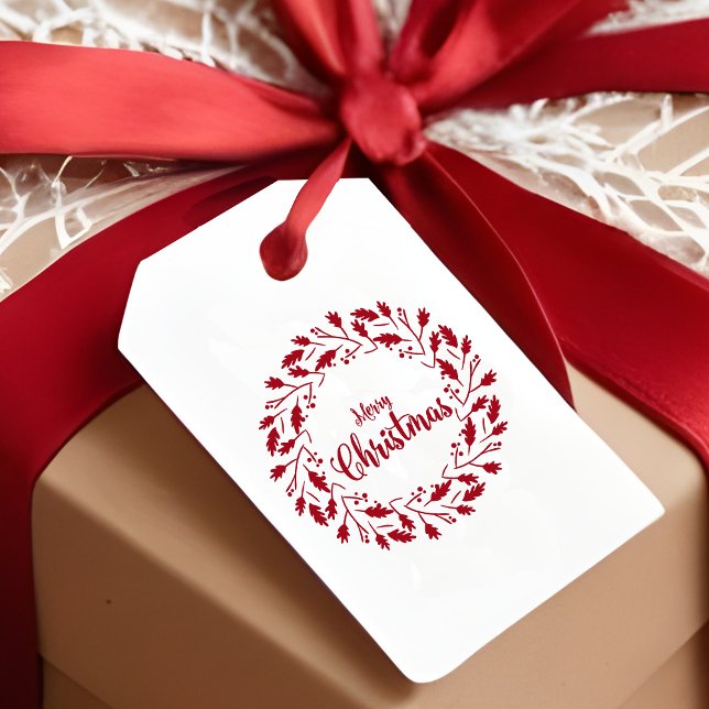  Minimal Leaves & Branches Christmas Wreath Self-inking Stamp (Creator Uploaded)