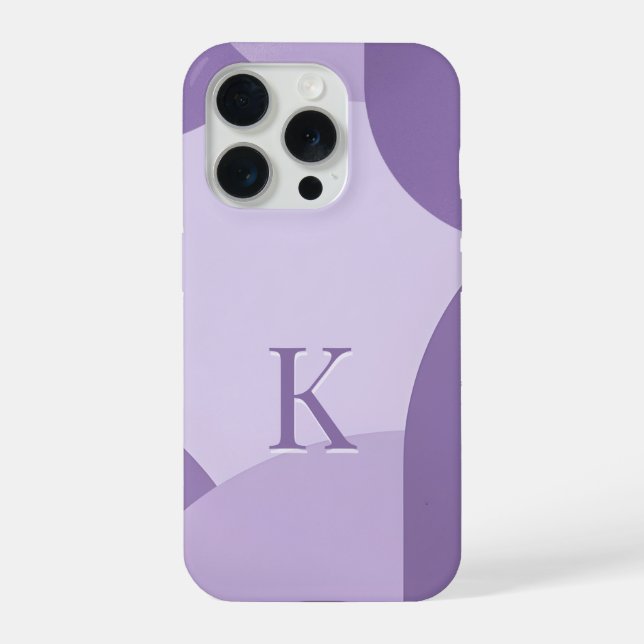 Minimal Letter K Phone Case – Calm Aesthetic Initi (Back)