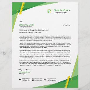 Minimal Letterhead