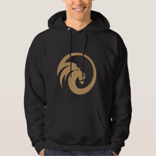 Minimal Lion Graphic Hoodie for Men