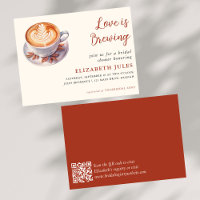 Minimal Love Is Brewing Coffee Bridal Shower