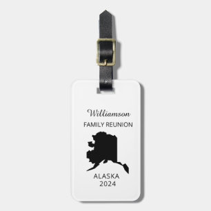 Minimal Matching Family reunion cruise trip alaska Luggage Tag