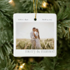 Minimal Merry and Married Photo | Sage Green