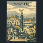 Minimal Mexico City Vintage Travel CDMX Magnet<br><div class="desc">From the historic Zócalo to the leafy streets of Condesa, Mexico City is a masterpiece of culture and color. This minimalist illustration on a magnet uses a retro color palette and clean lines to celebrate the architectural beauty and lively spirit of the Mexican capital. Whether you’re a traveler who fell...</div>