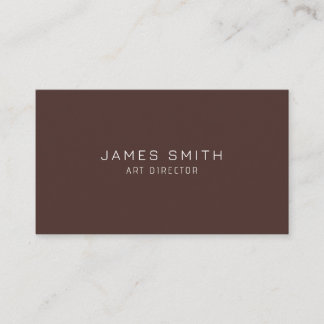 Minimal Modern Art Director Business Card