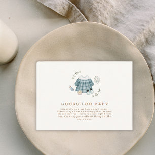 Minimal Modern Boho Clothes Pattern Books for Baby Enclosure Card