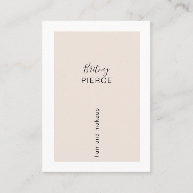 Minimal Modern Business Card (Front)