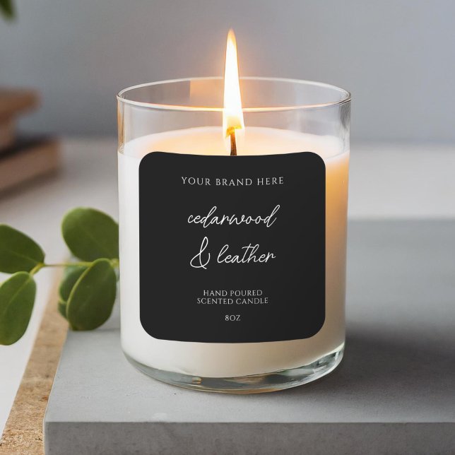 Minimal Modern Candle Product Label (Creator Uploaded)