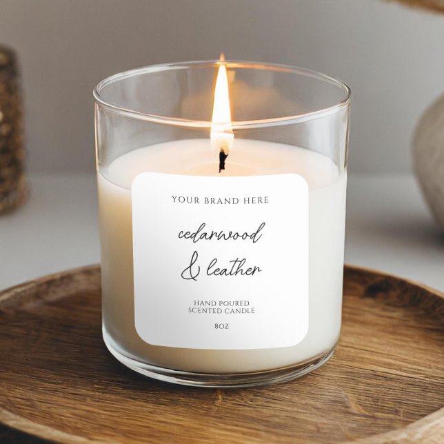 Minimal Modern Candle Product Label (Creator Uploaded)