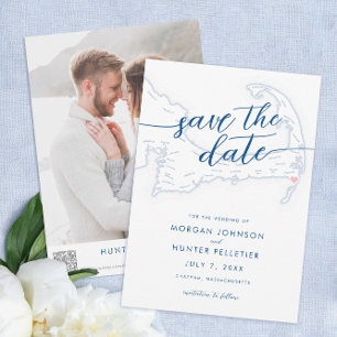 Minimal Modern Chatham Bars Inn Map Save The Date