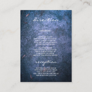 Minimal Modern Delicate Floral Monogram Wedding Enclosure Card