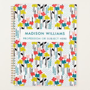 Minimal Modern Flowers Planner