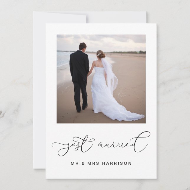 Minimal Modern Photo Elopement Wedding (Front)
