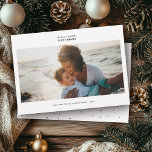 Minimal Modern Quote | Simple Trendy Photo Holiday Card<br><div class="desc">These modern season's greetings shine through their beautiful sentiments and sayings - and their ample white space. The stunningly simple holiday photo card captures one precious moment while minimal typography reads "In all things give thanks" above your family name and year. Please find more cards and matching products in our...</div>