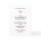 Minimal Modern | Red Heart | Marriage Announcement