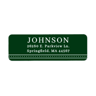 Minimal Modern Return Address Labels