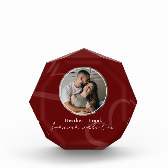 Minimal Modern Romantic Forever Valentine Photo (Front)