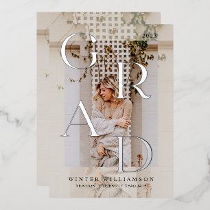 Minimal Modern Type Sheer Cream Overlay Grad Photo