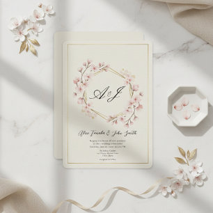 Minimal Modern Wedding Invitation – Elegant JP