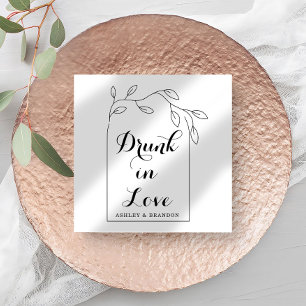 Minimal Modern Wedding Napkins