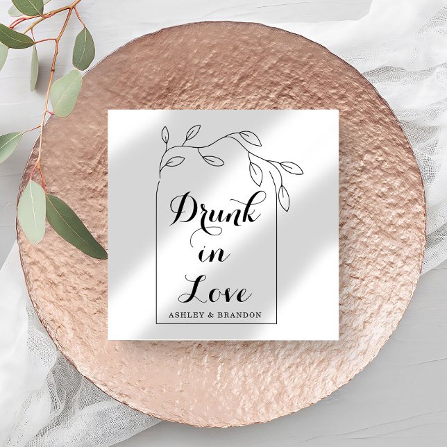 Minimal Modern Wedding Napkins (Creator Uploaded)