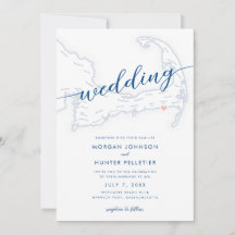Minimal Modern Wychmere Beach Club Map Wedding