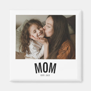Minimal Mom Established Vintage Instant Photo Magnet