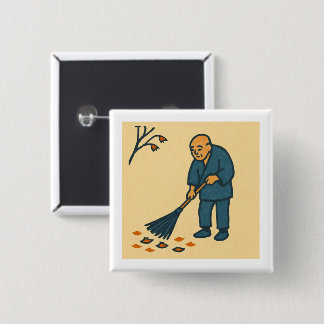 Minimal Moments of Daily Life 15 Cm Square Badge